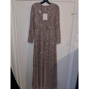 Elegant Sequin Evening Gown